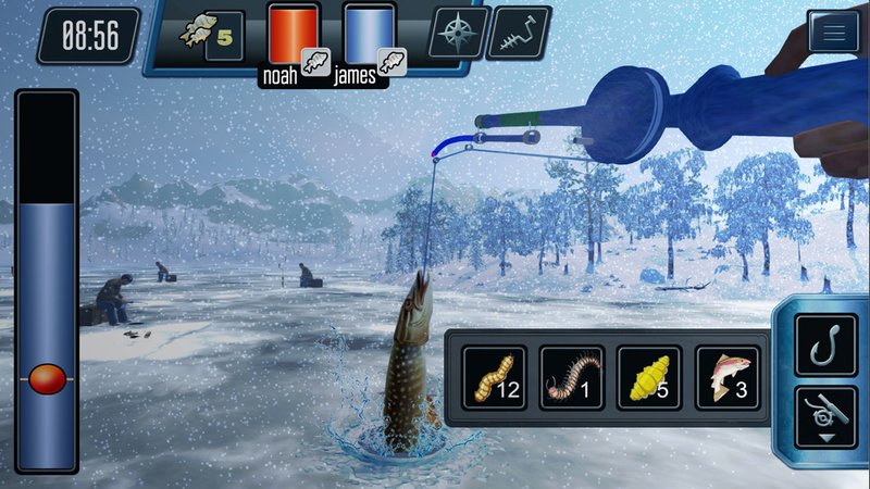 United Kigdom - ice fishing game